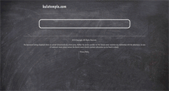 Desktop Screenshot of kulatemple.com